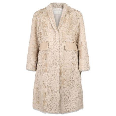 Sofia Jacke | Kalgan Lammfell Beige