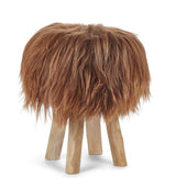 Hocker Premium | Teakholz | Ohne Bezug | 34x48 cm