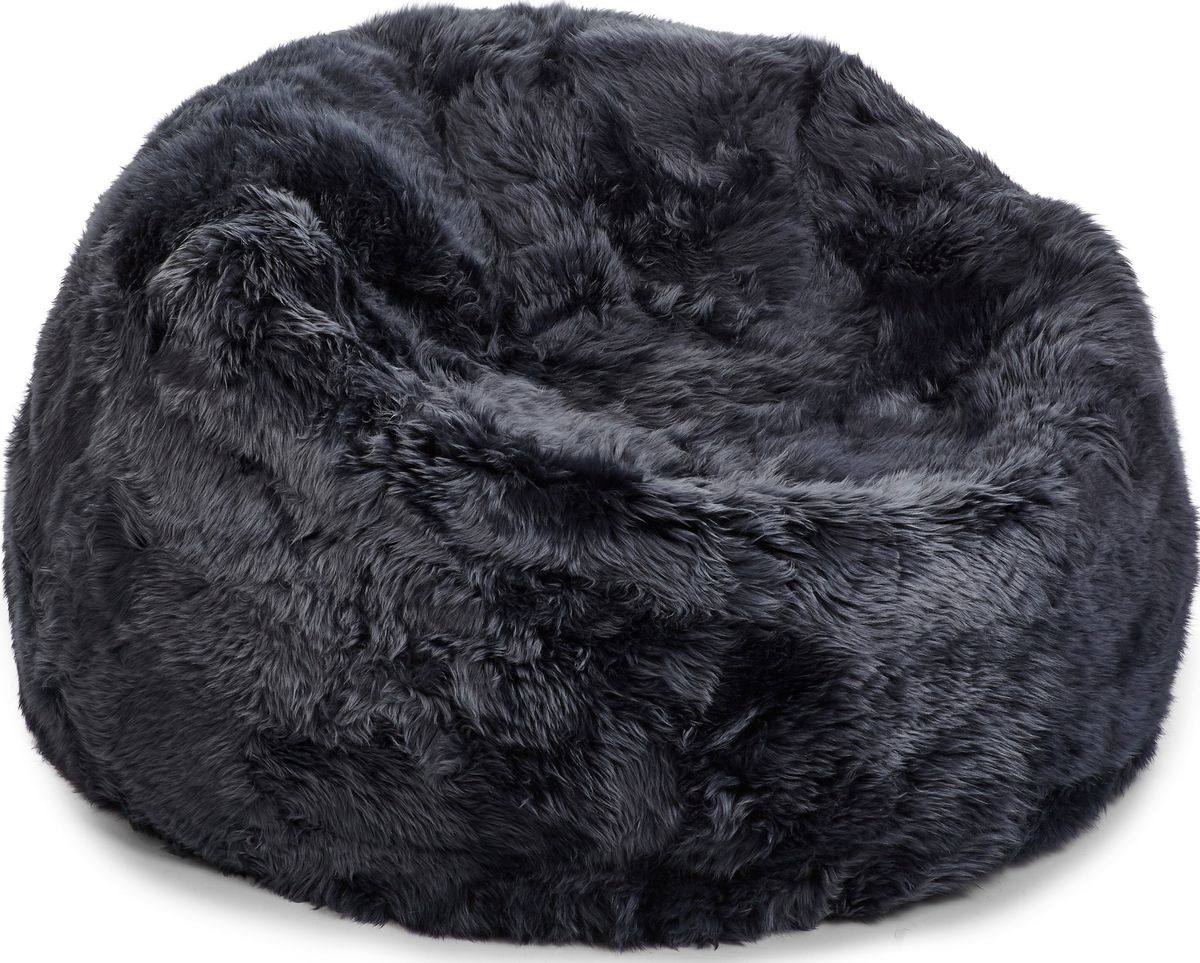 Lammfell Sitzsack Premium | Langhaar | Neuseeland | 73x74 cm | 92x93 cm Sitzsäcke | Sheepskinhouse.ch