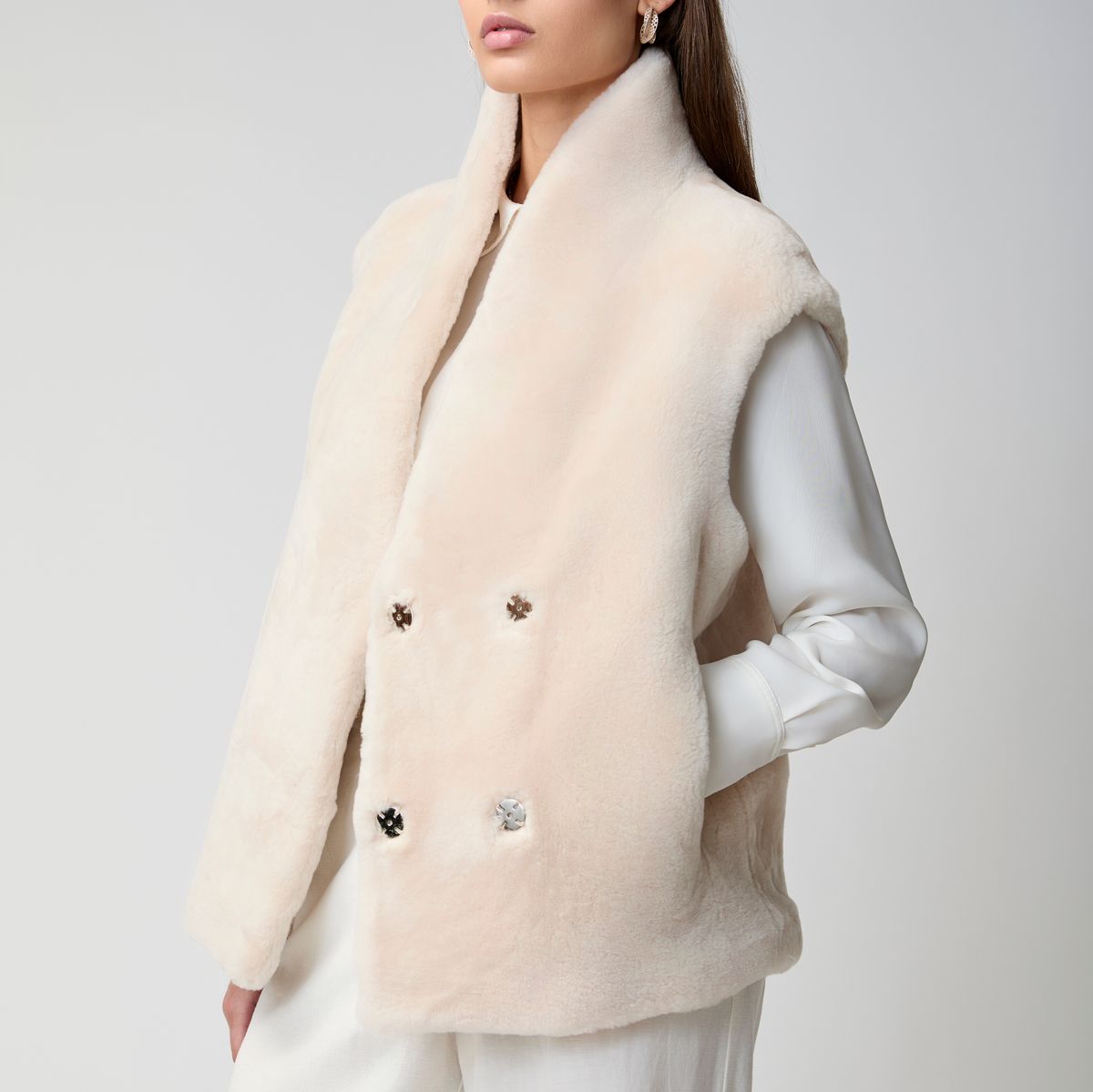 Lorena Weste | Shearling Westen | Sheepskinhouse.ch