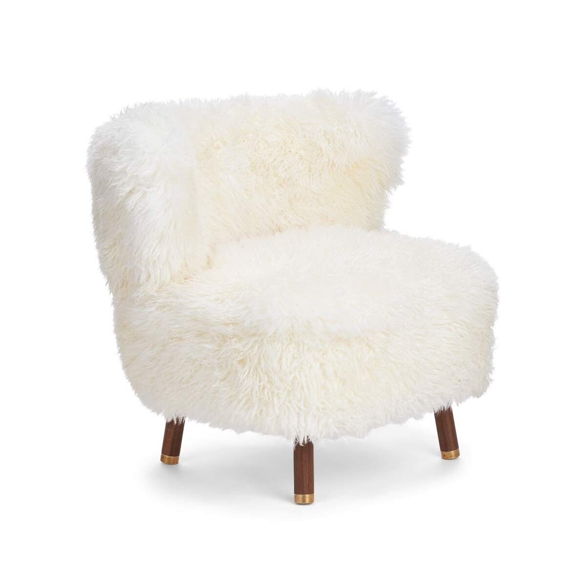 Emil Loungesessel | Premium Lammfell | Langhaar Stühle | Sheepskinhouse.ch