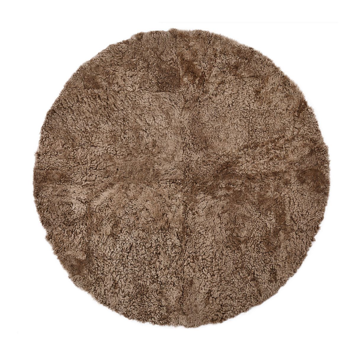 Lammfell Designerteppich | Kurzhaar | Neuseeland | D140 cm Teppiche | Sheepskinhouse.ch
