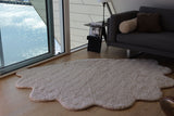 Shell Lammfell Designerteppich | Kurzhaar | Neuseeland | 210x150 cm Anthrazit