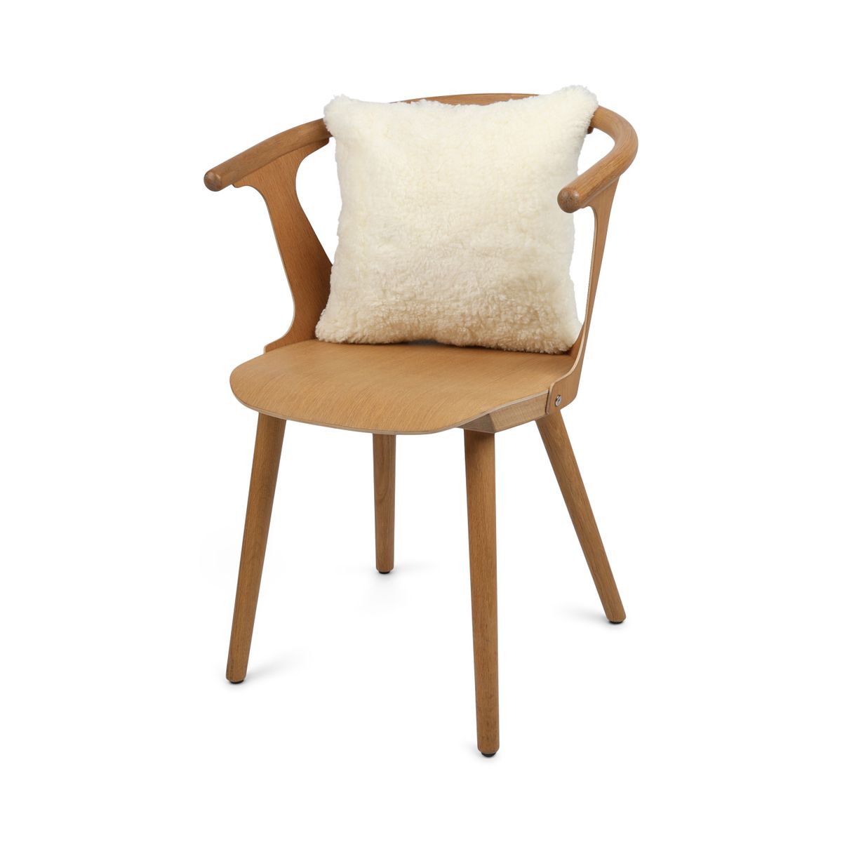 Fellkissen | Kurzhaar | Neuseeland | 40x40 cm Weiß