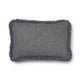 Wollkissen | 100% Wolle | Fellborte | 52x52 cm | 34x52 cm Stein/Hellgrau
