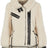 Nicki Jacke | Lammfell, Leder Beige