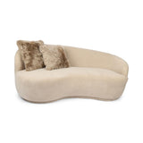 Fellkissenbezug | Langhaar | Neuseeland | 50,5x50,5 cm Taupe