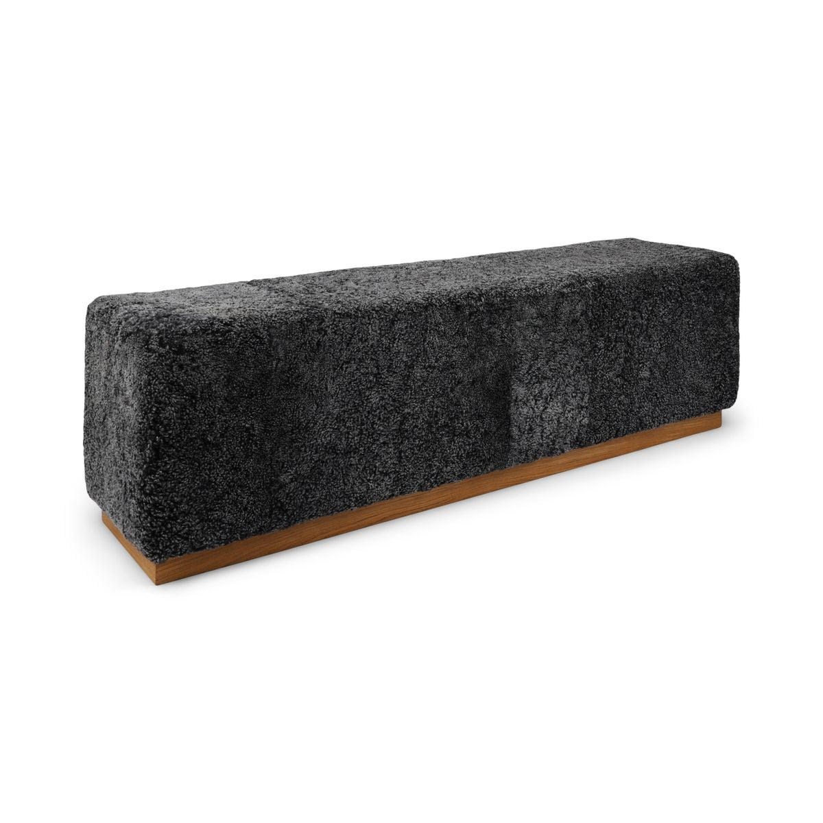 Lammfellbank Benjamin | Kurzhaar | 160x44x52 cm Bänke | Sheepskinhouse.ch
