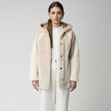 Leah Jacke | Doubleface Beige/Brun