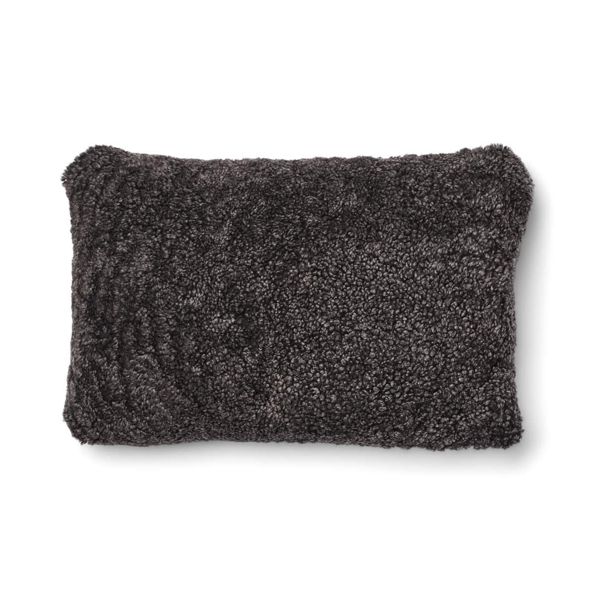 Lammfellkissen | Kurzhaar | Neuseeland | 100% Wolle | 52x52 cm | 34x52 cm Braun/Cappuccino