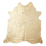 Kuhfell Teppich Unikat | Gold | 3,7 m² | Nr. 2529