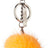 Pompon Schlüsselanhänger | Nerz Orange