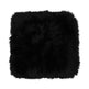 Fellkissenbezug | Langhaar | Neuseeland | 50,5x50,5 cm Schwarz