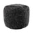 Lammfellpouf Premium | Kurzhaar | Neuseeland | D41x31 cm Anthrazit
