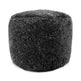 Lammfellpouf Premium | Kurzhaar | Neuseeland | D41x31 cm Anthrazit