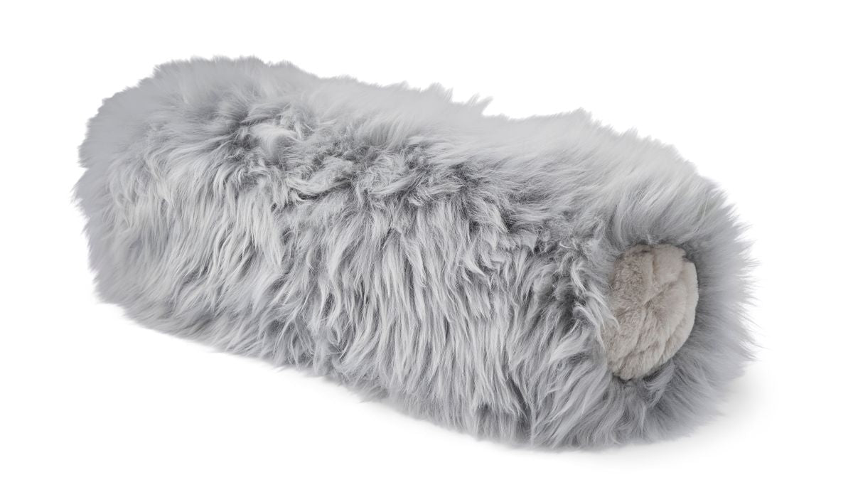 Korallenkissen | Langhaar | Neuseeland | 20x52 cm Fellkissen | Sheepskinhouse.ch
