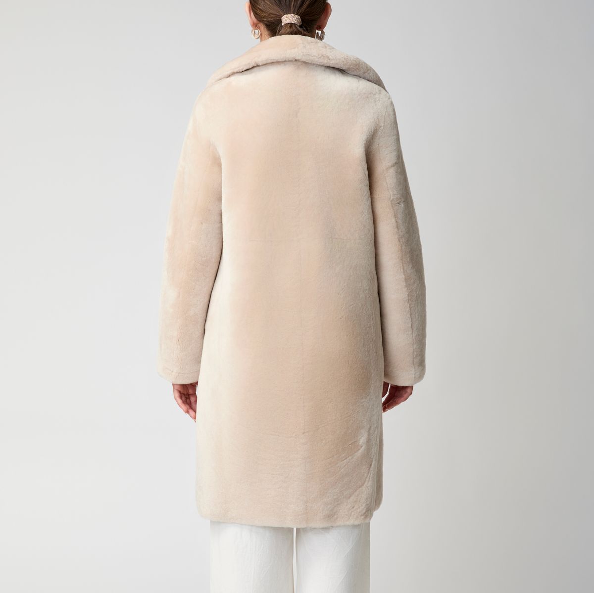 Ivy Mantel | Doubleface Beige