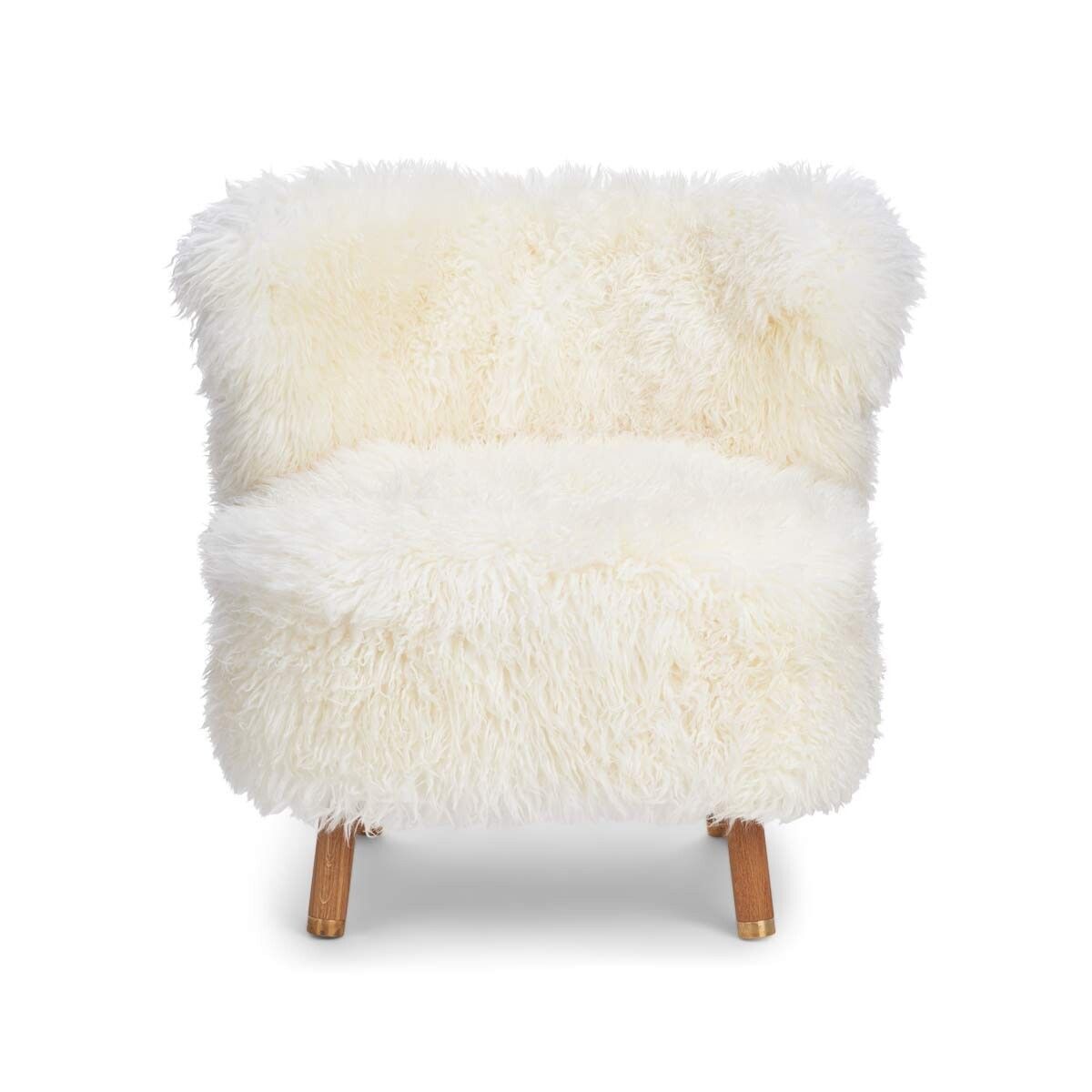Emil Loungesessel | Premium Lammfell | Langhaar Stühle | Sheepskinhouse.ch