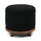Simon Pouf | Kurzhaar | Neuseeland | D46x52 cm Poufs | Sheepskinhouse.ch
