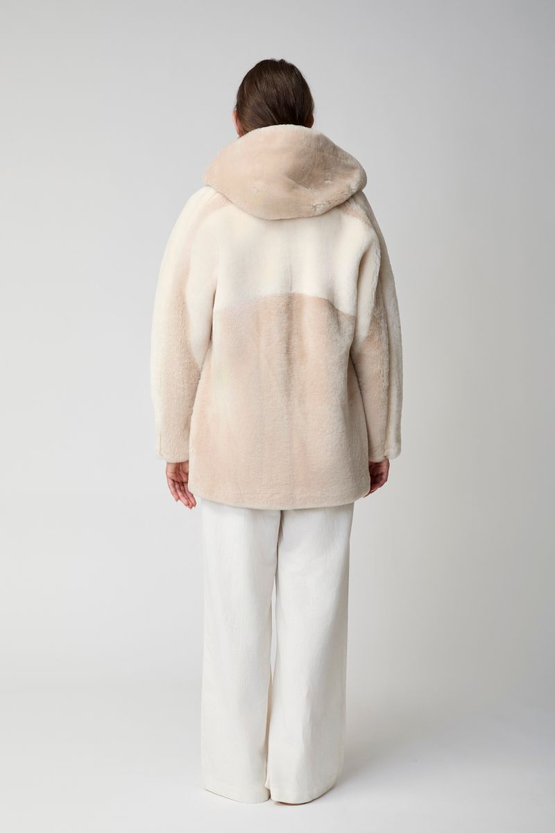 Leah Jacke | Doubleface Beige/Brun