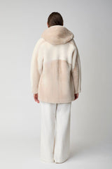 Leah Jacke | Doubleface Beige/Brun