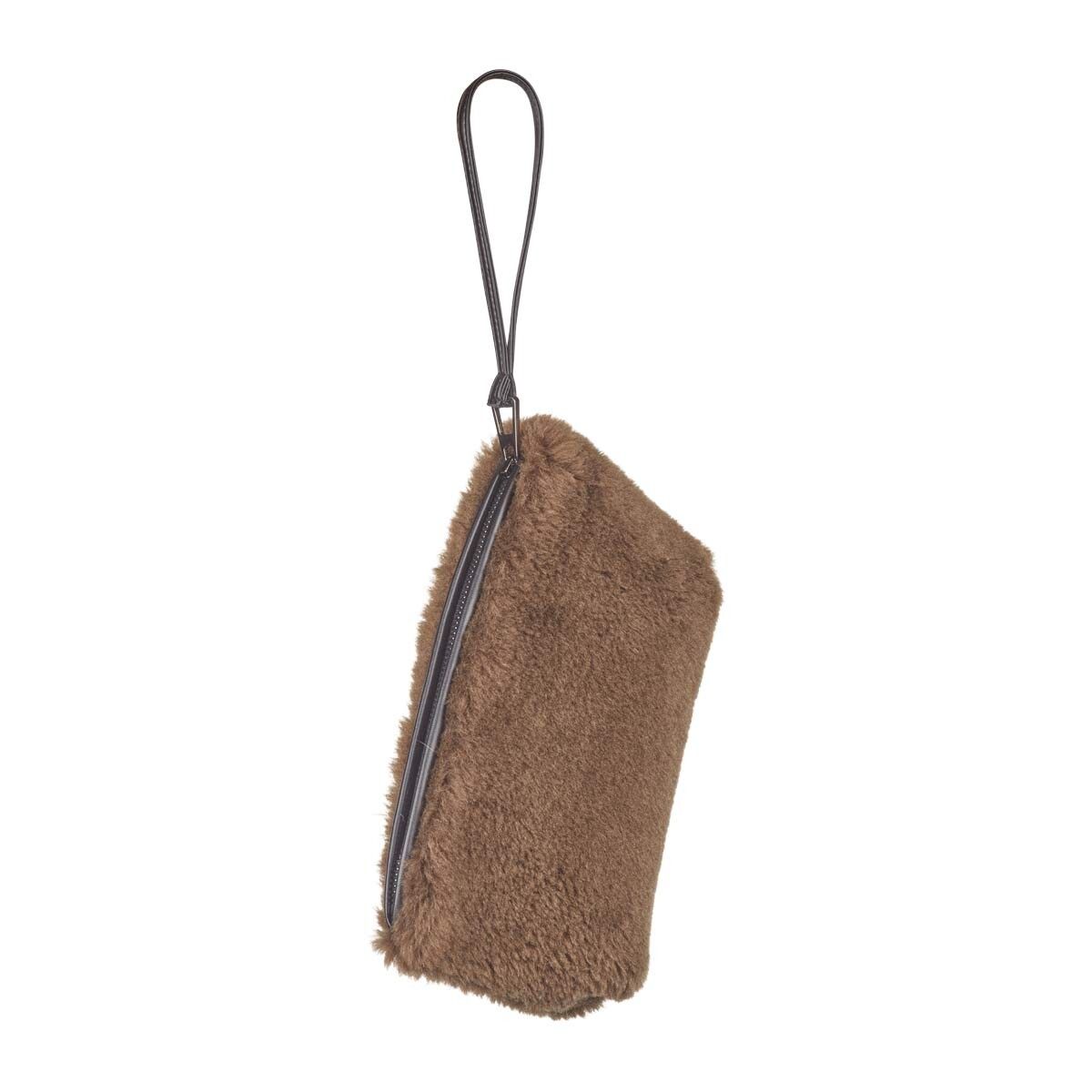 Nelly Clutch | Neuseeland | Lammwolle Khaki