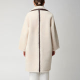 Jill Mantel | Shearling Beige