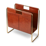 Zeitschriftenhalter | Kalbsleder | 50x25x50 cm Wohnaccessoire | Sheepskinhouse.ch