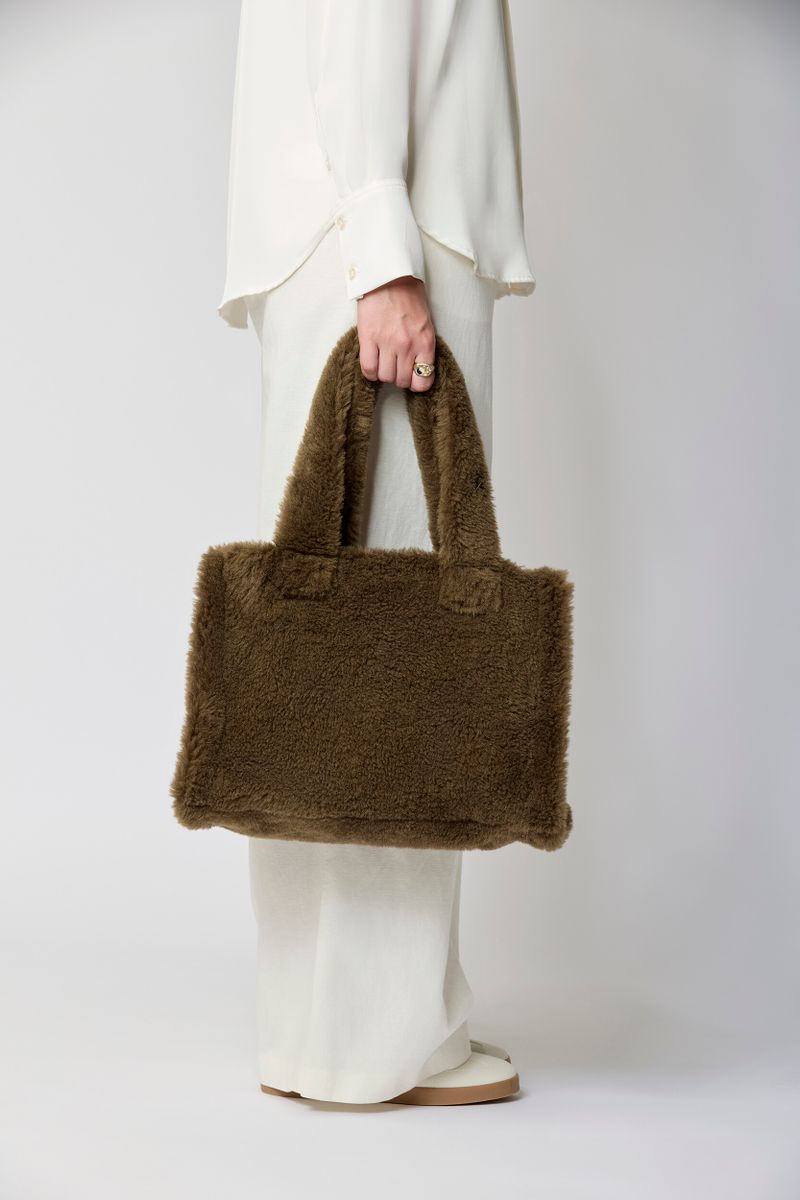 Mini Glory Shopper | Neuseeland | Lammwolle Khaki