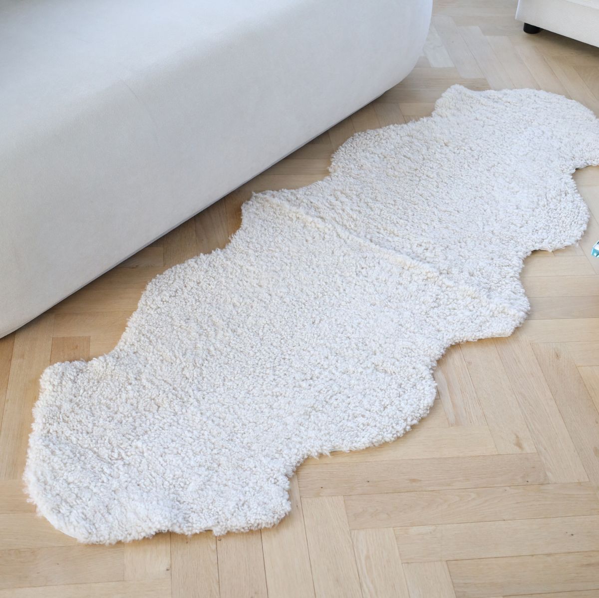 Lammfell Premium | Kurzhaar | Neuseeland | 180x60 cm Anthrazit