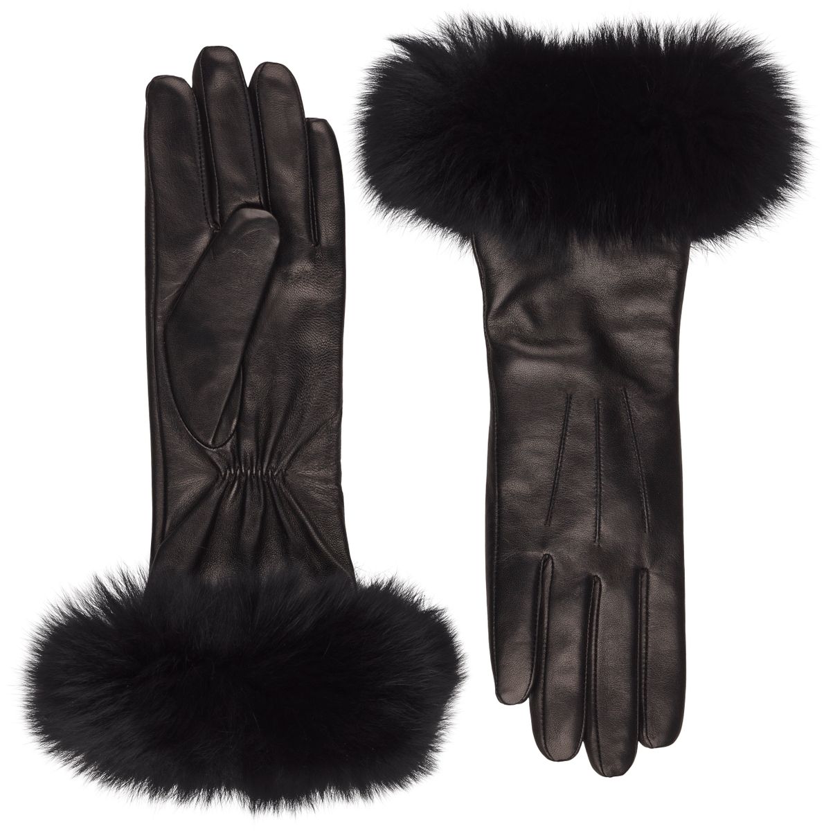 Kimberly | Lederhandschuhe | Nerzpelz | Damenhandschuhe Modeaccessoire | Sheepskinhouse.ch