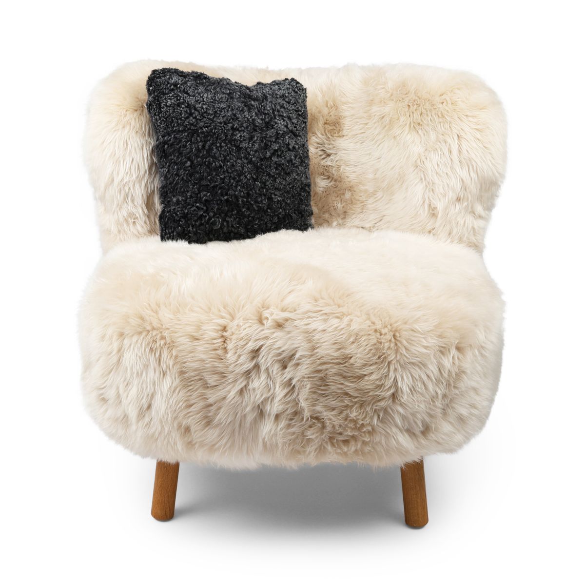 Ethan Loungestuhl | Langhaar | Neuseeland Stühle | Sheepskinhouse.ch