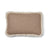 Wollkissen | 100% Wolle | Fellborte | 52x52 cm | 34x52 cm Beige/Leinen