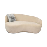 Fellkissenbezug | Langhaar | Neuseeland | 40x40 cm Hellgrau