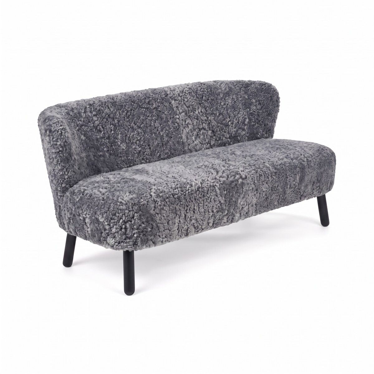 Emanuel Sofa | Zweisitzer | Design Möbel Hellgrau
