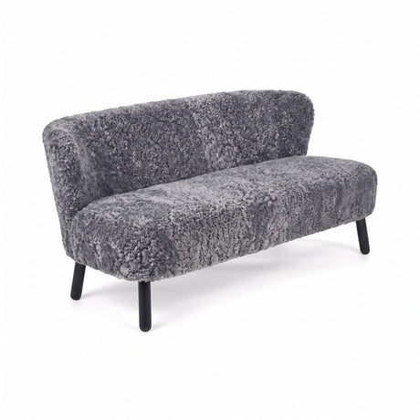 Emanuel Sofa | Zweisitzer | Design Möbel Hellgrau