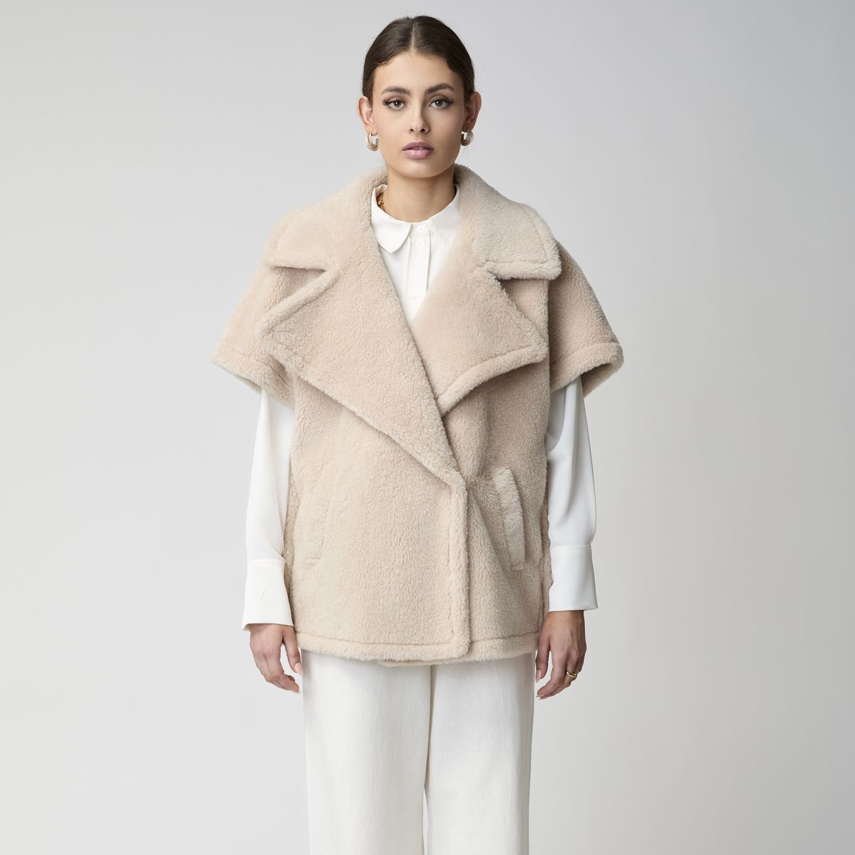 Antonella Poncho | Lammwolle Ponchos | Sheepskinhouse.ch