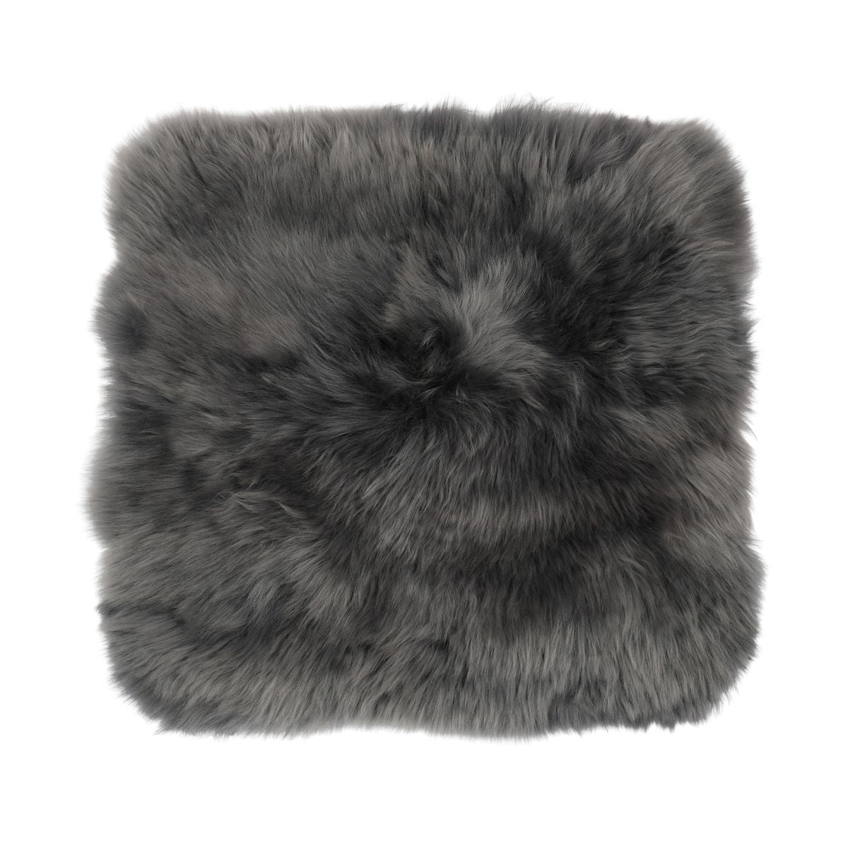 Fellkissenbezug | Langhaar | Neuseeland | 50,5x50,5 cm Stahl