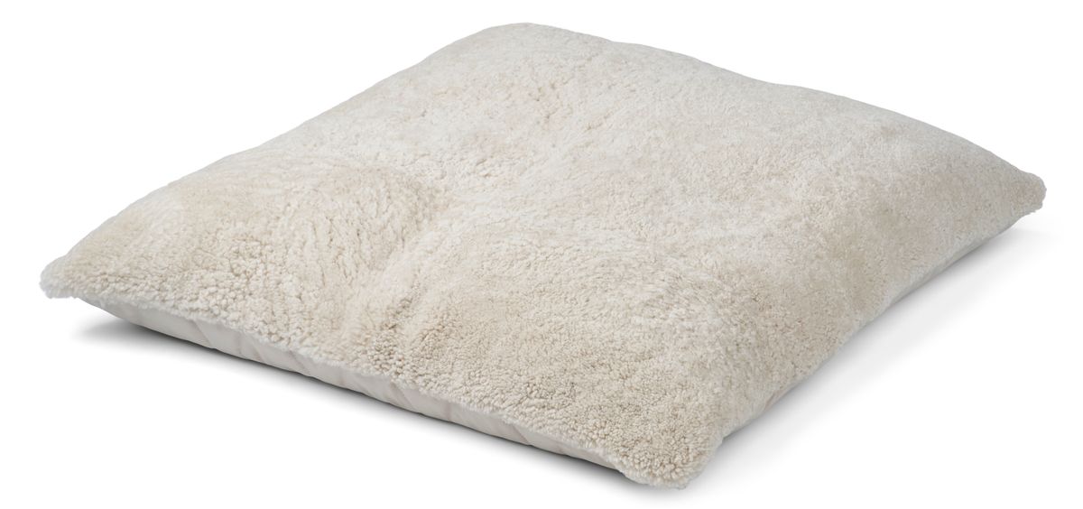 Lammfell Sitzsack | Kurzhaar | Neuseeland | Einseitig | 90x90 cm Fellkissen | Sheepskinhouse.ch