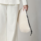 Maxi Havanna Clutch | Neuseeland | Lammwolle Beige