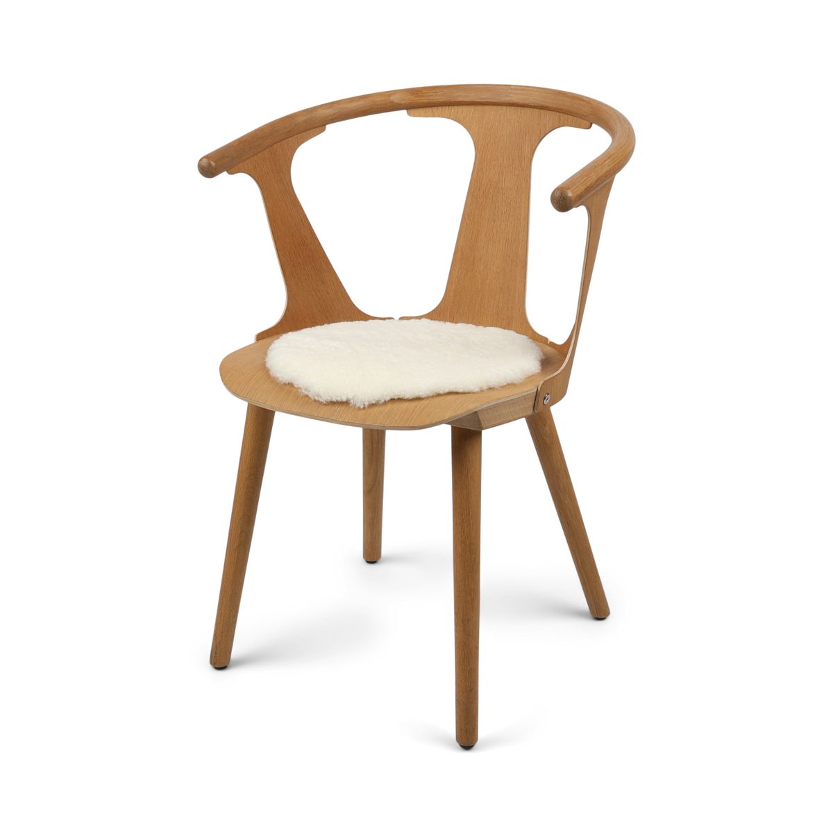 Stuhlauflage | Kurzhaar | Neuseeland | D34 cm Sitzkissen | Sheepskinhouse.ch