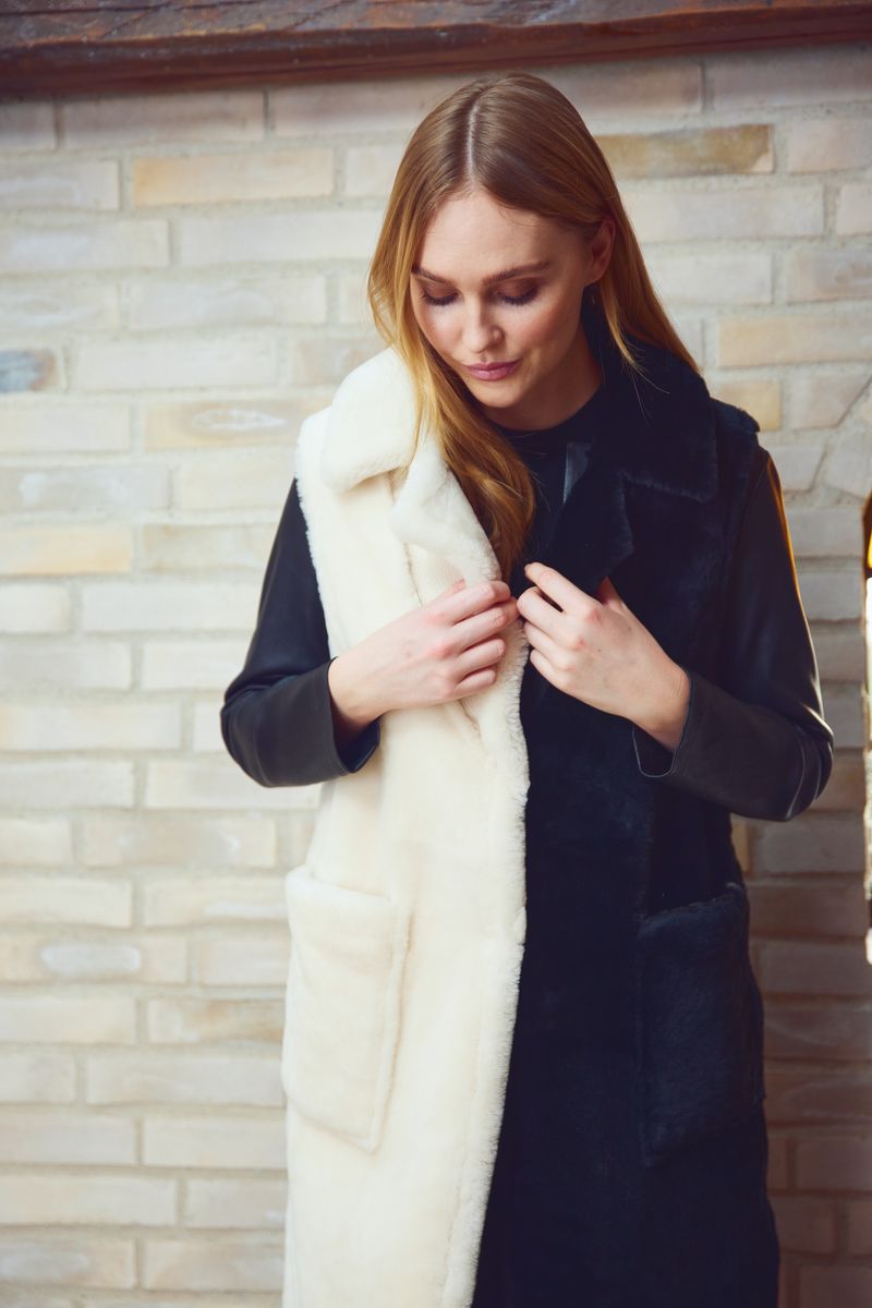 Raelynn Weste | Shearling Lammfell