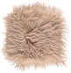 Lammfellkissen Premium | Tibet | Doppelseitig | 40x40 cm 56x56 cm Warm Sand