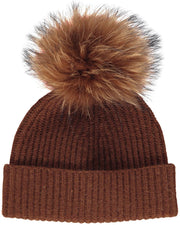 Mathilde Beanie | Wolle, Waschbär Modeaccessoire | Sheepskinhouse.ch