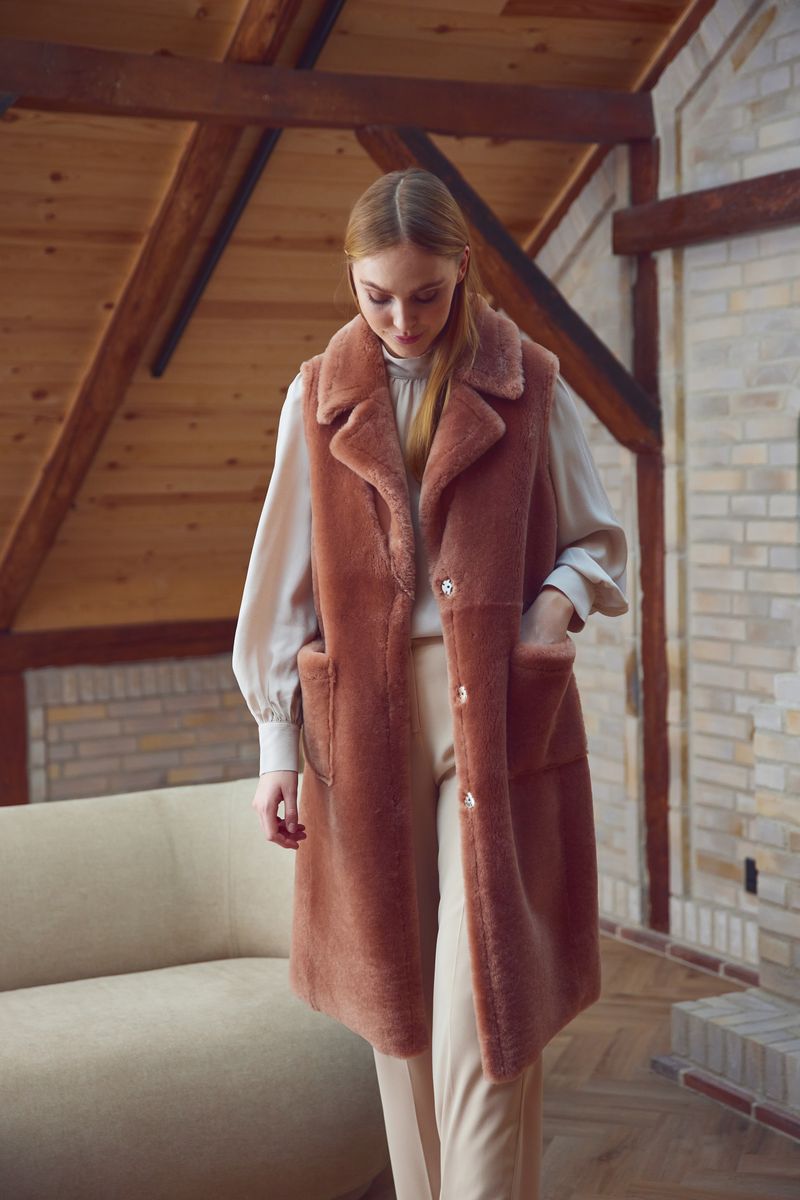 Raelynn Weste | Shearling Lammfell