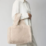 Mini Glory Shopper | Neuseeland | Lammwolle Lederbraun