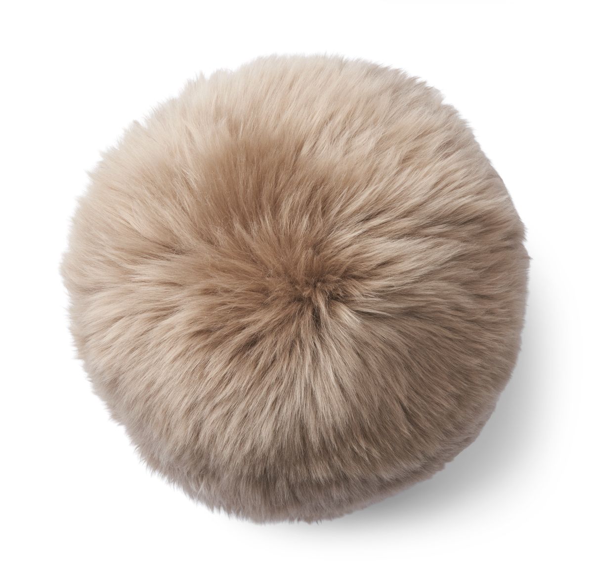 Angelite Kissenball | Langhaar | Neuseeland | D25/30/35 cm Fellkissen | Sheepskinhouse.ch