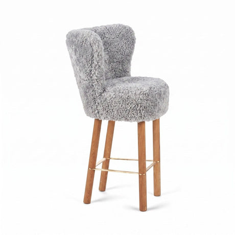 Emilia Barhocker | Lammfell Premium Hellgrau