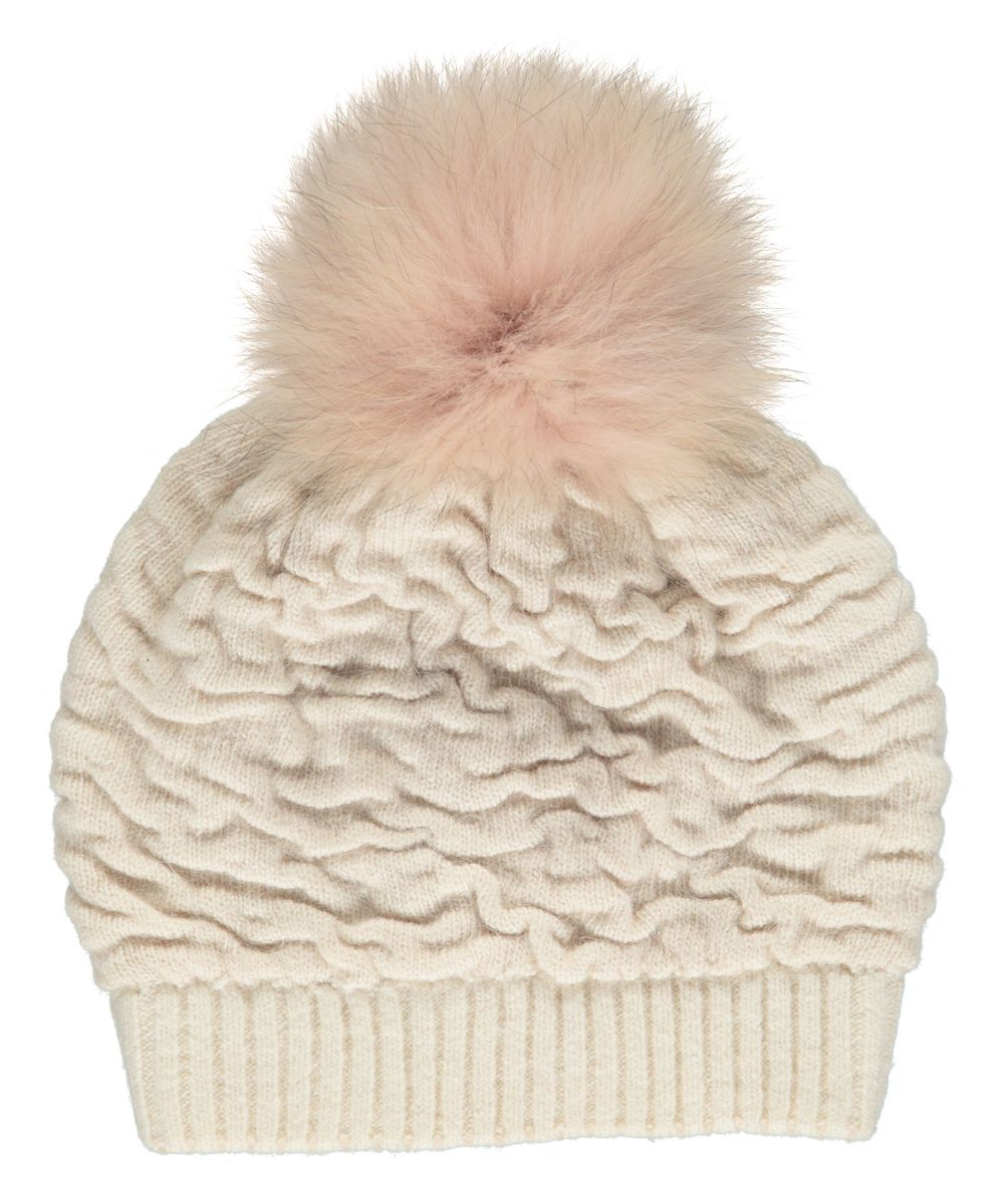 Sidse Mütze | Wolle, Waschbär Modeaccessoire | Sheepskinhouse.ch