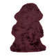 Lammfell Premium | Langhaar | Neuseeland | 115x60 cm Aubergine